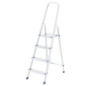 Стремянка, 4 ступени, алюминиевая, Россия// Сибртех