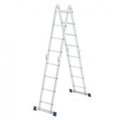 Лестница шарнирная алюминиевая, 4 х 4 ступени, Россия, Сибртех