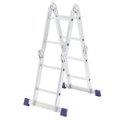 Лестница шарнирная алюминиевая, 4 х 2 ступени, Россия, Сибртех