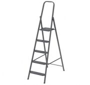 Стремянка 5, ступеней, компактная, стальная Россия// Сибртех