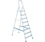 Стремянка, 8 ступеней, алюминиевая, Россия// Сибртех