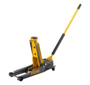 Домкрат гидравлический подкатной, 3 т, 85-610 мм, быстрый подъем, низ. подхват, проф, SUV// Denzel