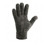 Перчатки п/ш «СИБИРЬ» Двойные, серые, 110 г, без ПВХ