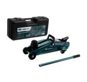 Домкрат гидравлический подкатной, 2 т, 127-330 мм, в пласт. кейсе// Сибртех