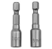 Биты с торцевыми головками6 мм, 45 мм, 2 шт. Matrix