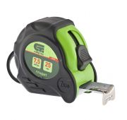 Рулетка Графит, обрезиненный корпус, амортизатор, 7,5 м х 25 мм