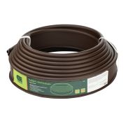 Бордюр «Лента», 10 х 1000 см, полиэтиленовый, коричневый, Россия, Сибртех