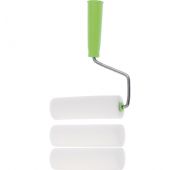 Валик «Поролон» с ручкой и 2 шубки 180 мм, D 42 мм D ручки 6 мм Сибртех