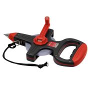 Рулетка геодезическая, 30 м x 12,5 мм, металлическая лента, открытый корпус