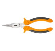 Длинногубцы прямые Comfort, 160 мм ,шлифованные, двухкомпонентные рукоятки Sparta