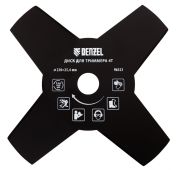 Диск для триммера, 230 х 25,4  толщина 1,6 мм, 4 лезвия // DENZEL