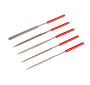 Набор надфилей алмазных, 140 х 70 х 3 мм, 5 шт Matrix