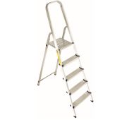 Стремянка алюмин 5 ступеней/высота площ.1.04м, вес 4.3кг/Sarayli
