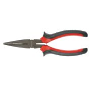 Длинногубцы Black Nickel, 160 мм, прямые, двухкомпонентные рукоятки// MATRIX