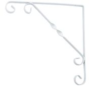 Кронштейн декоративный 250х250 мм, белый//СИБРТЕХ