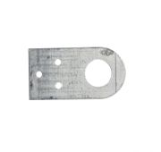 Проушина прямая, 2 мм, 75 х 40 мм, цинк Россия Сибртех