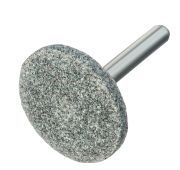 Шарошка абразивная, диск, 32 x 12 мм, для дрели,  хвостовик d6 мм, 63С// Denzel