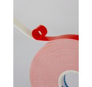 Лента двухсторонняя на вспененной PE основе белая Премиум (30 мм х 5 м)