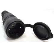 Розетка с защитной крышкой переносная Омега IP44 ИЭК