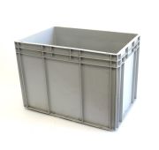 Ящик прямоуг. 600х400х420 сплошн (серый)