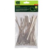 Хомуты, 150 х 4.6 мм, нержавеющая сталь, 50 шт Сибртех