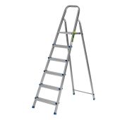 Стремянка, 6 ступеней, стальная, оцинкованная// Сибртех