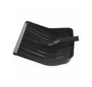 Лопата снеговая, 400х420 мм, без черенка, пластмассовая, металлическая окантовка // СИБРТЕХ Россия