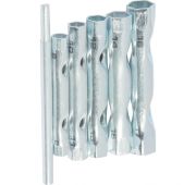 Набор ключей-трубок торцевых, 8 х 17 мм, вороток, оцинкованные, 6 шт, Sparta