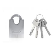 Замок навесной, защищенная дужка 50 мм// MATRIX
