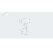 Кабель-канал акс. внеш.угол (белый) 16x16 4шт