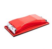 Брусок для шлифования, 210 х 105 мм, пластиковый с зажимами