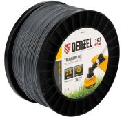 Леска для триммера двухкомпонентная круглая, 2,4мм х 192м, на DIN катушке EXTRA CORD// Denzel
