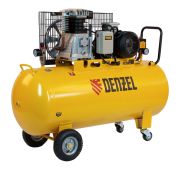 Компрессор воздушный рем. привод BCI3000-T/200, 3,0 кВт, 200 литров, 530 л/мин// Denzel