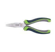 Длинногубцы прямые, 160 мм, трехкомпонентные рукоятки Сибртех