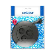 Удлинитель 3 гнезда 3 метра 10А/2,2кВт, б/з, круглый, белый