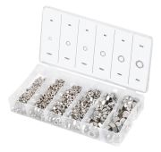 Набор гаек М3, М4, М5, М6, М8, М10, 600 предметов Сибртех