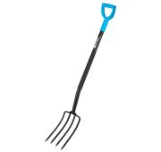 Вилы 4-х рогие, садово-огородные, 180х280х1200 мм, цельнометаллические, кованые, LUXE// Palisad