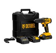 Дрель-шуруповерт аккумуляторная ударная CID-18-02BM, Li-Ion, 18 В, 2 акк.// Denzel