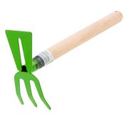 Мотыжка комбинированная, 75 х 380 мм, стальная, деревянная рукоятка, Агроном, Россия, Сибртех