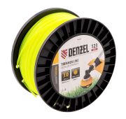 Леска для триммеракруглая, 3,0мм х 123м, на DIN катушке FLEX CORD// Denzel