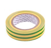 Изолента ПВХ, 15 мм х 10 м, желто-зеленая, 150 мкм Matrix