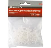 Крестики, 2.0 мм, для кладки плитки, 100 шт Matrix