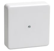 Коробка IEK КМ41212-01 распределительная для открытой установки 75х75х20 мм белая (6 клемм 6мм2)