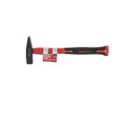 Молоток слесарный optimal, 400 г, фибергласовая обрезиненная рукоятка, квадратный боек Matrix