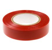 Изолента ПВХ, 19 мм х 20 м, красная // СИБРТЕХ