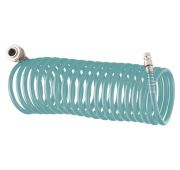 Полиуретановый спиральный шланг профессиональный BASF, 10 м, с быстросъемными соединениями // Stels