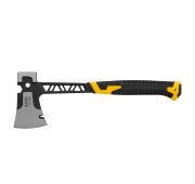 Топор цельнокованый 600 г, двухкомпонентная обрезиненная рукоятка Denzel