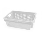 Ящик универс 600х400х200 перфорир. морозостойкий (белый)