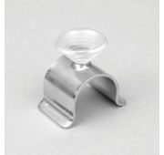 Держатель стеклянной полки с присоской, пластик (Jok40)   R-19 AC