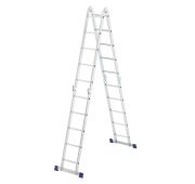 Лестница шарнирная алюминиевая, 4 х 5 ступеней, Россия, Сибртех